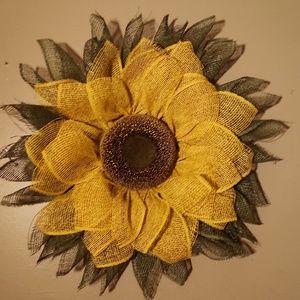 Sunflower door hanger